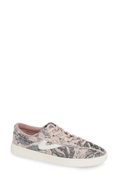 Shop Tretorn Nylite 19 Plus Sneaker In Pink/ Green/ White Fabric