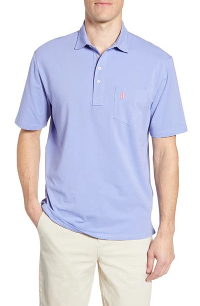 Shop Johnnie-o The Original Regular Fit Polo In Aster