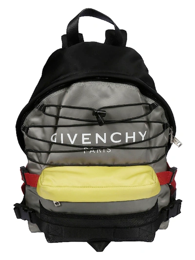 Shop Givenchy Logo Backpack In Multicolor