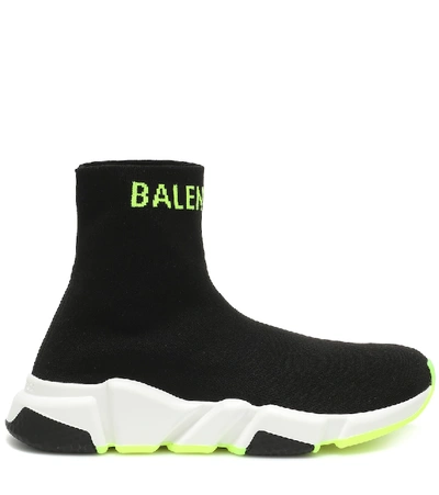 Balenciaga Speed Sneakers In Black