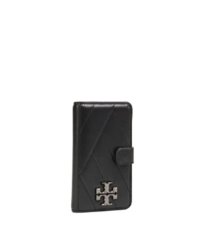 Shop Tory Burch Kira Chevron Iphone 8 Case In Black