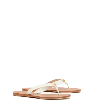 Shop Tory Burch Manon Thong Sandal In Perfect Ivory
