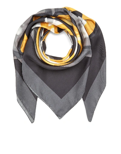 Shop Philipp Plein Square Scarf-black / Gold