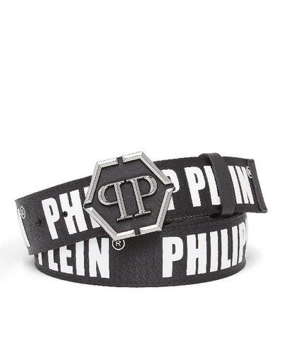 Shop Philipp Plein Belt Pp1978 In White
