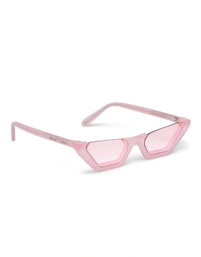 Shop Philipp Plein Sunglasses Rachy In Lampone/rosa/normal/gold