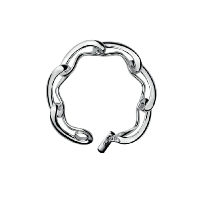Shop Georg Jensen Infinity Bracelet 452 In Silver