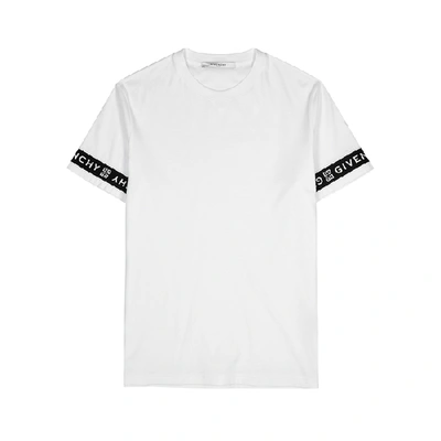 Shop Givenchy 4g White Cotton T-shirt