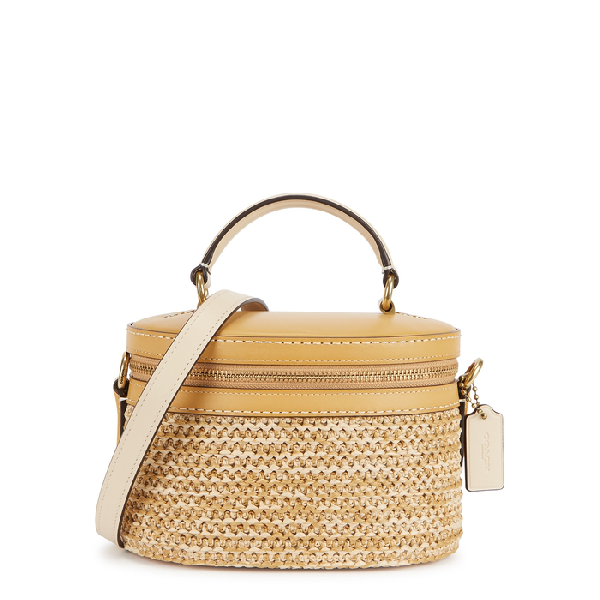 coach raffia bag