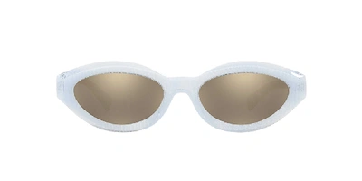 Shop Alain Mikli Woman  A05038 -  Frame Color: White, Lens Color: Gold, Size 54-19/140