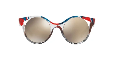 Shop Alain Mikli Woman  A05033 -  Frame Color: Multicolor, Lens Color: Gold, Size 48-22/140