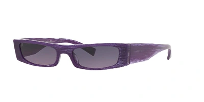 Shop Alain Mikli Woman  A05039 -  Frame Color: Violet, Lens Color: Grey-black, Size 54-18/140