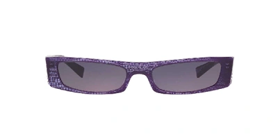 Shop Alain Mikli Woman  A05039 -  Frame Color: Violet, Lens Color: Grey-black, Size 54-18/140