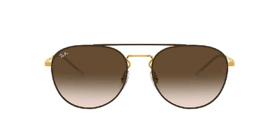 Ray Ban Ray In Brown Gradient