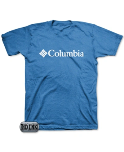 Shop Columbia Men's Franchise Short Sleeve T-shirt In Super Blue Heather