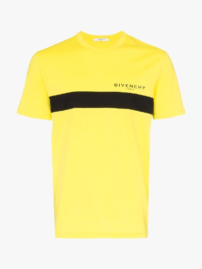 Shop Givenchy Extreme Sport Logo T-shirt In Bright Yellow