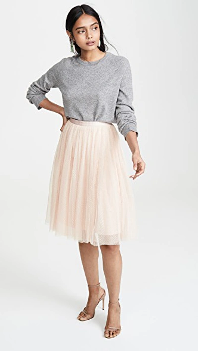 Needle & Thread Dotted Tulle Midi Skirt In Rose Quartz | ModeSens