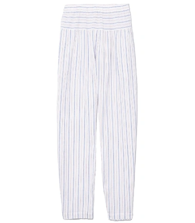 Shop Xirena Payton Pant In Ivory Blue In Multi