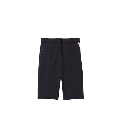 Shop Tibi Anson Stretch High Waisted Biker Shorts In Black