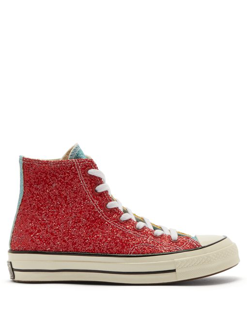 multi sequin converse