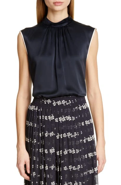 Shop Max Mara Orel Sleeveless Blouse In Ultramarine