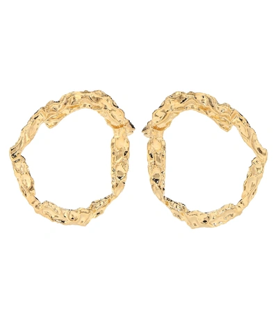 Shop Chloé Hoop Earrings In Gold