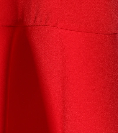 Shop Valentino Silk Gown In Red