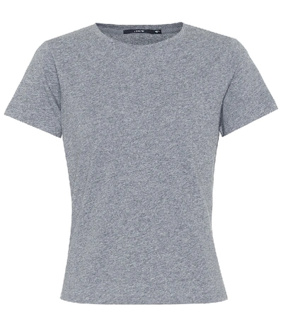 Shop J Brand 811 Cotton T-shirt In Grey