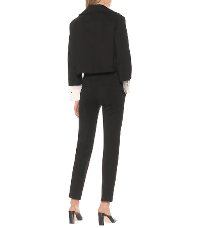 Shop Dorothee Schumacher Emotional Essence Jersey Jacket In Black