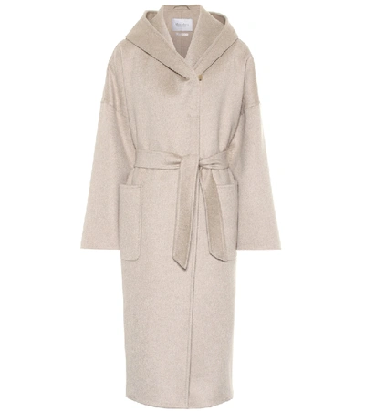 Shop Max Mara Marilyn Cashmere Coat In Beige