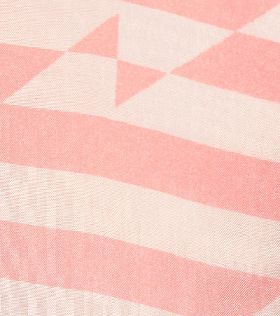 Shop Alexandra Miro Betty Printed Chiffon Cover-up In Pink