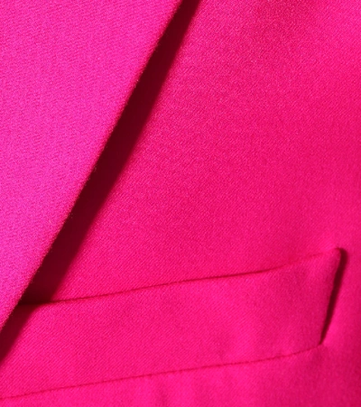 Shop Attico Wool-blend Blazer In Pink
