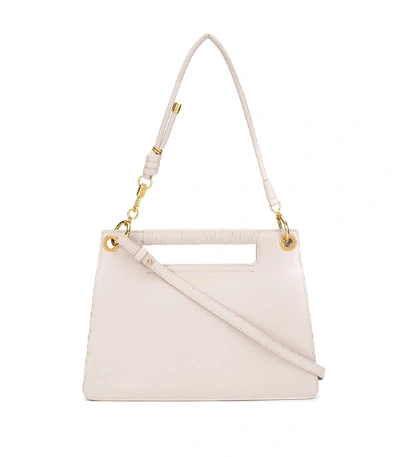 Shop Givenchy Whip Medium Top Handle Shoulder Bag In Ivory