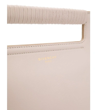 Shop Givenchy Whip Medium Top Handle Shoulder Bag In Ivory
