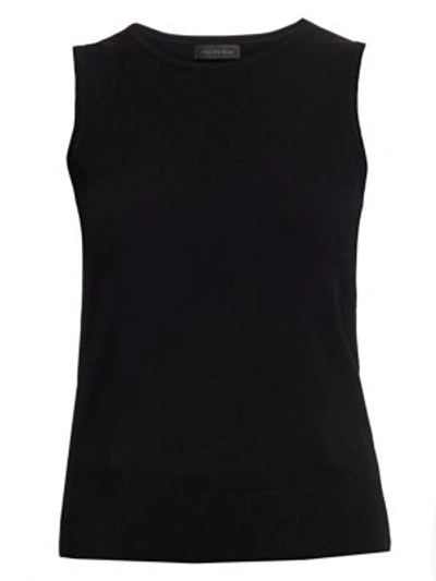 Shop Saks Fifth Avenue Collection Knit Shell Top In Black
