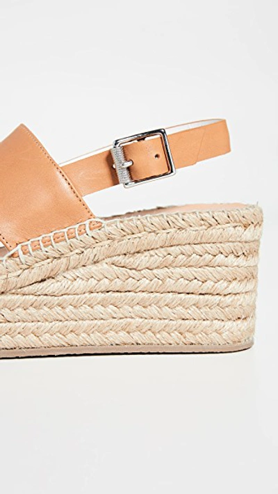 Shop Rag & Bone Edie Wedge Espadrilles In Tobacco