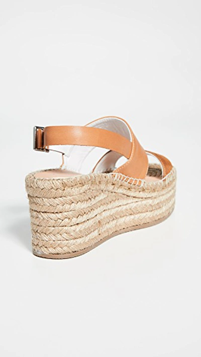 Shop Rag & Bone Edie Wedge Espadrilles In Tobacco