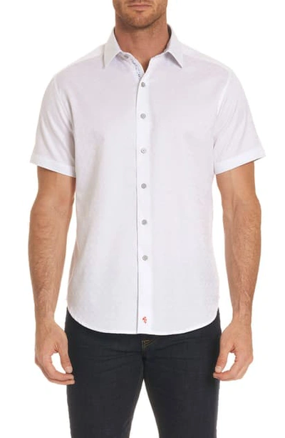 Shop Robert Graham Diamante Classic Fit Sport Shirt In White