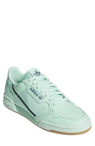 Shop Adidas Originals Continental 80 Sneaker In Ice Mint/ Navy/ Grey