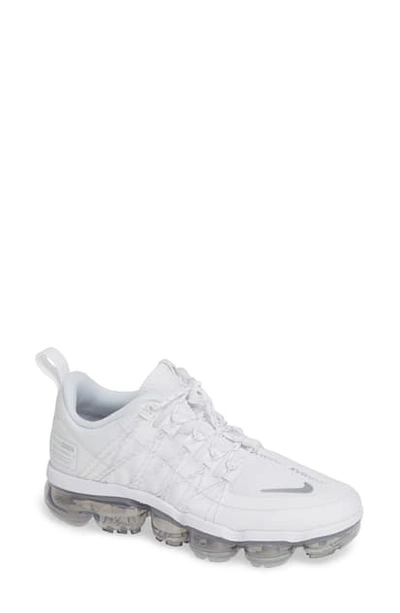 Shop Nike Air Vapormax Run Utility Sneaker In White/ Reflect Silver/ White