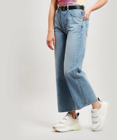 Shop Agolde Ren High-waist Wide-leg Jeans In Disclosure