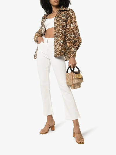 Shop Johanna Ortiz Leopard Print Blouse In Leopard Classic