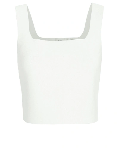 Shop A.l.c Victoria Knit Tank Top In White