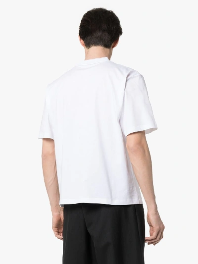 Shop Gmbh Birk Boxy Fit Cotton T-shirt In White