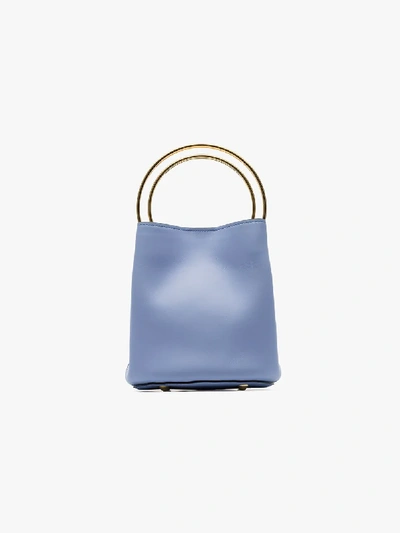 Shop Marni 'pannier' Handtasche In Blue