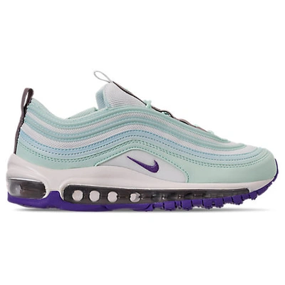 Shop Nike Women's Air Max 97 Casual Shoes In Blue Size 7.5