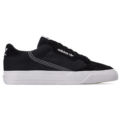 Shop Adidas Originals Adidas Men's Originals Continental Vulc Casual Shoes In Black