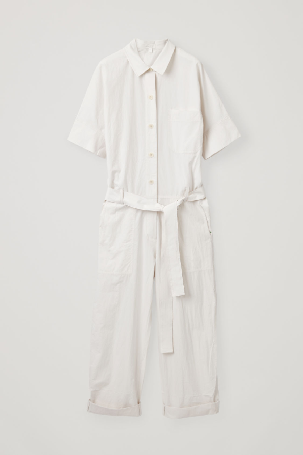 cos belted jumpsuit