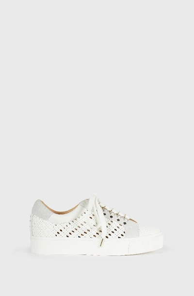 Shop Joie Handan Woven Sneaker In White