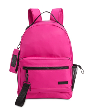 steve madden pink and black backpack