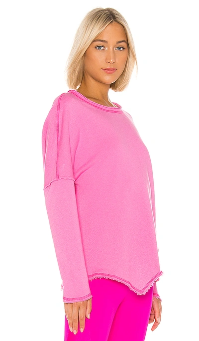 Shop Alala Exhale Sweatshirt In Pink. In Sorbet